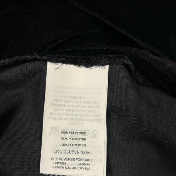 J.Crew Womens Peyton Velvet Cropped Pants Size 8 Pull On - Picture 8 of 8